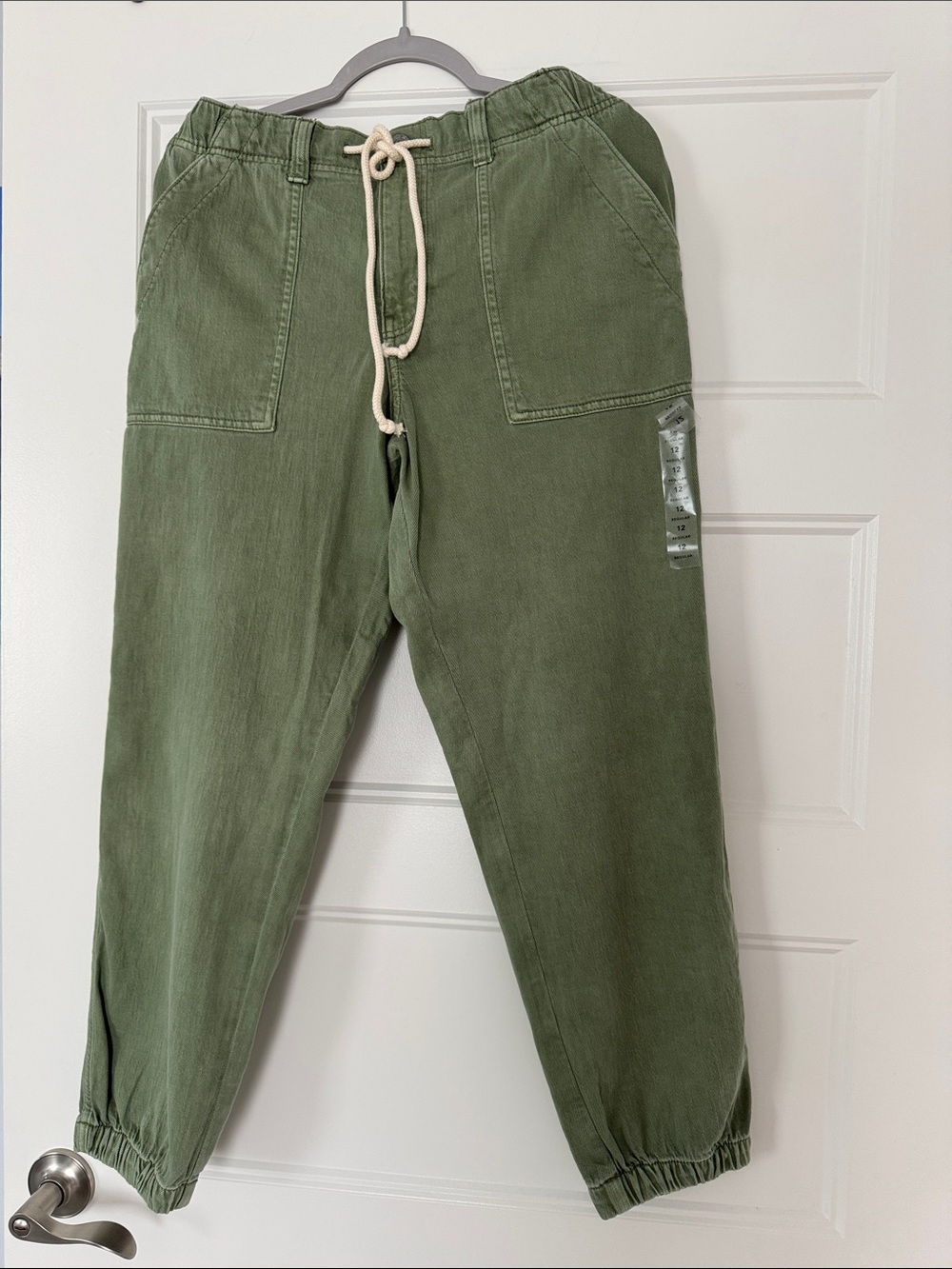 American Eagle Outfitters Olive Green Drawstring Joggers